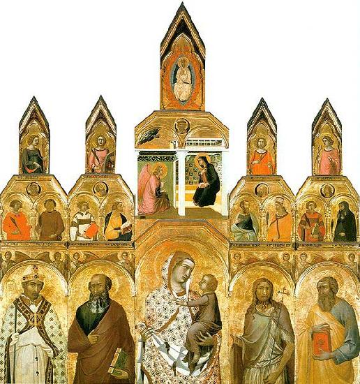 Pietro Lorenzetti The Tarlati polyptych oil painting picture